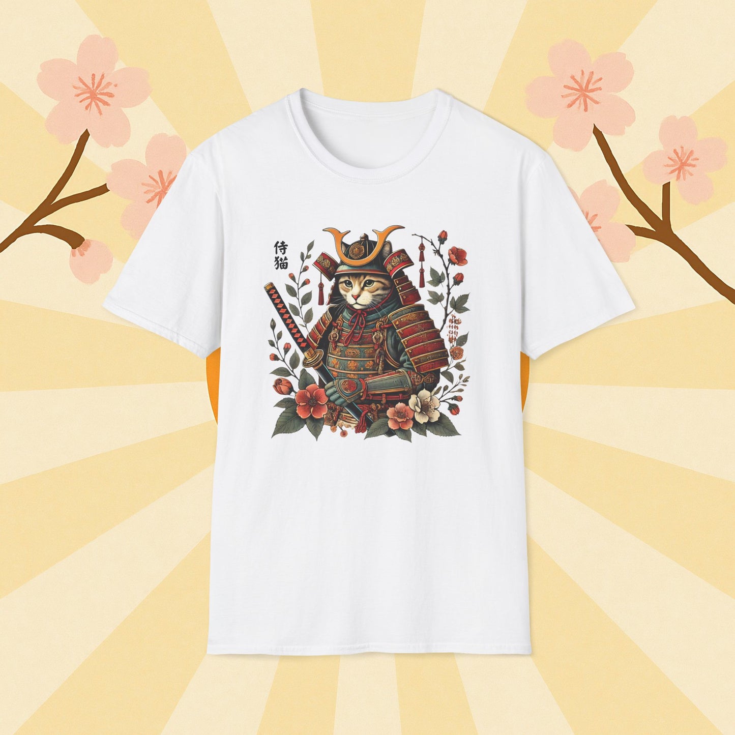 Samurai Cat T-Shirt, Unisex