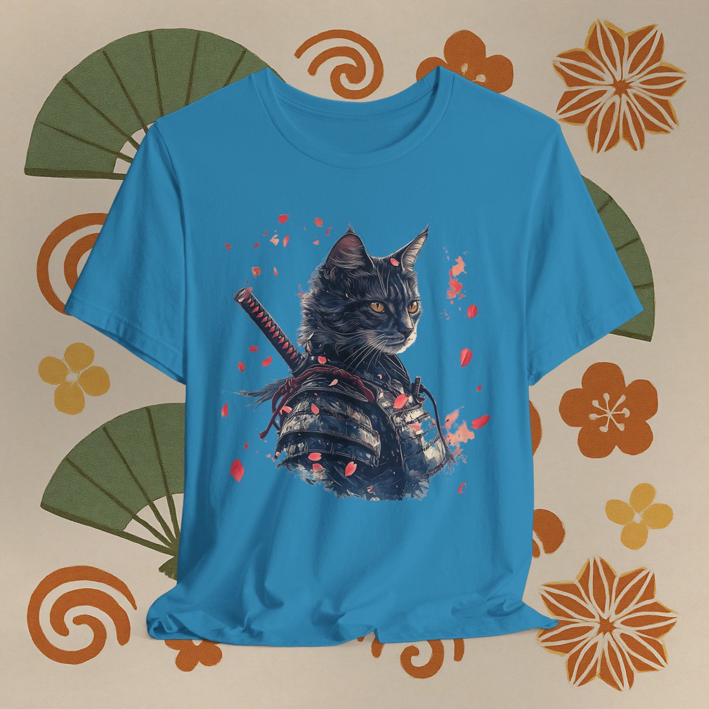 Samurai Cat Warrior Tee - Unisex
