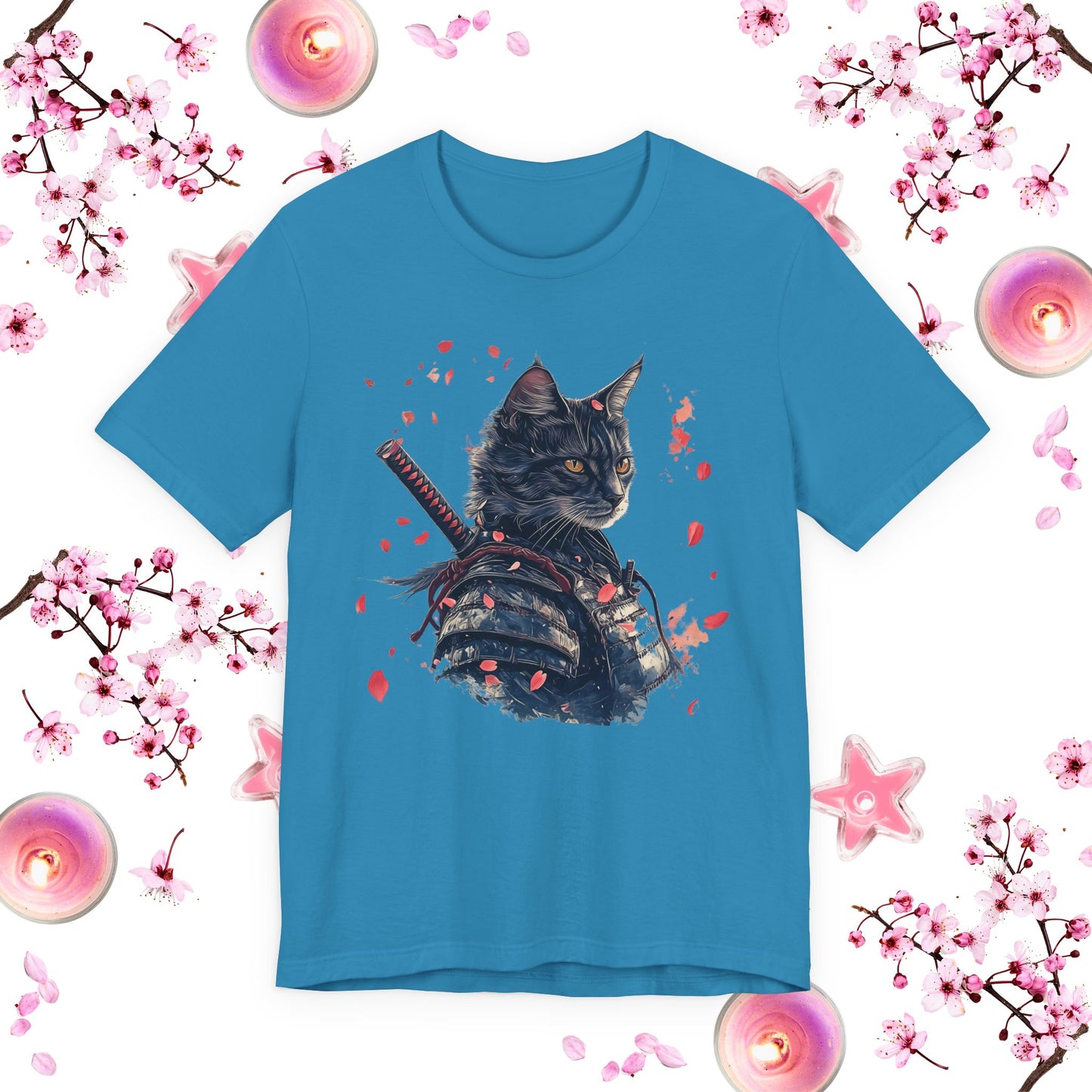 Samurai Cat Warrior Tee - Unisex