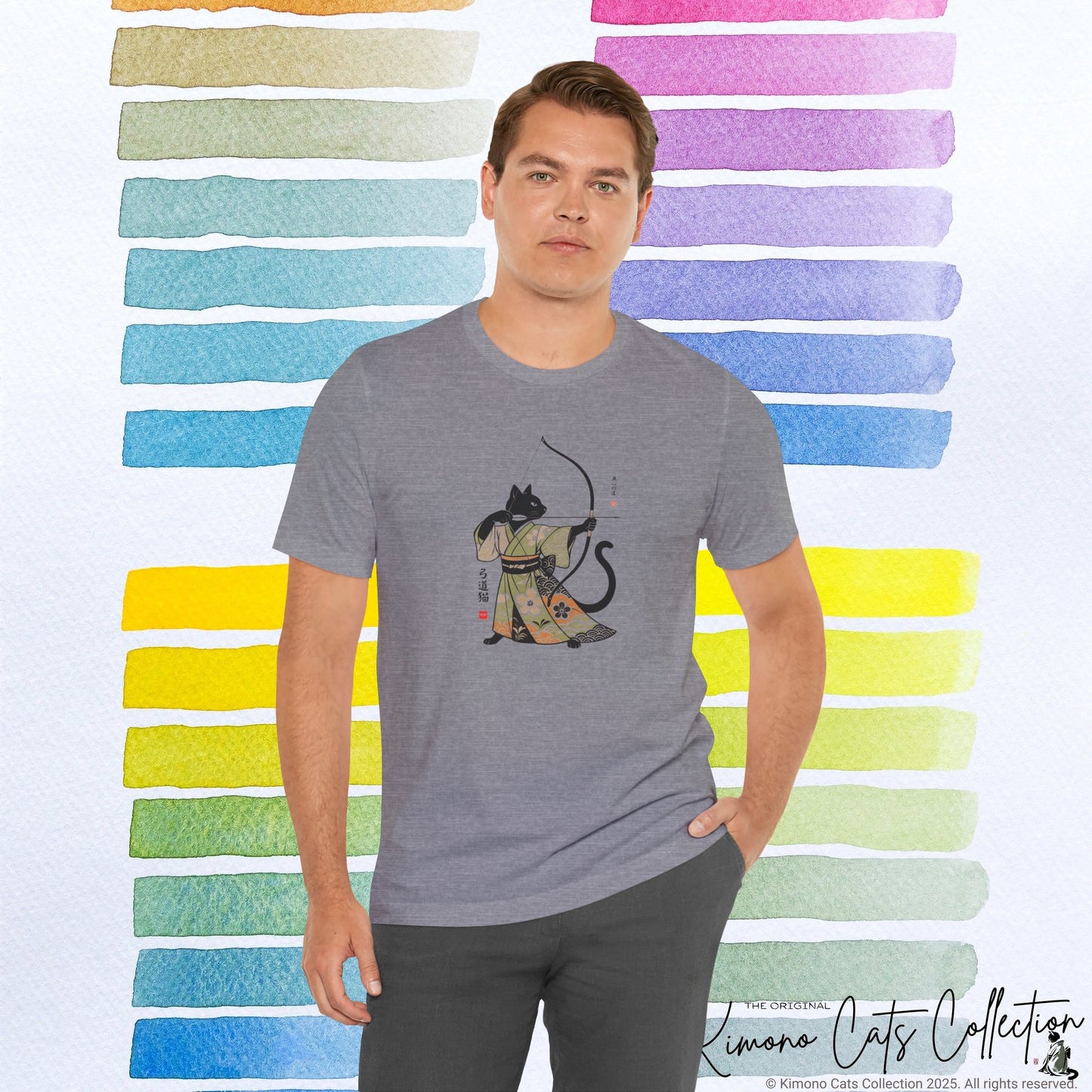 Kyudo Cat Archer T-Shirt