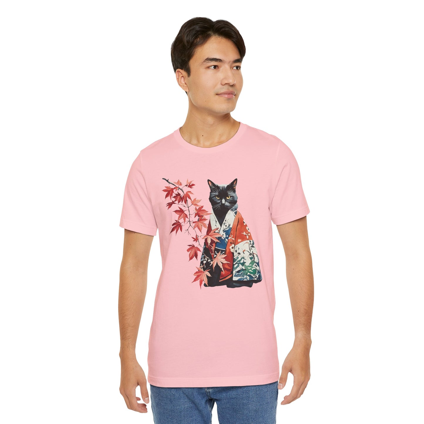Kimono Cat Tee, Momoji Maple - Unisex
