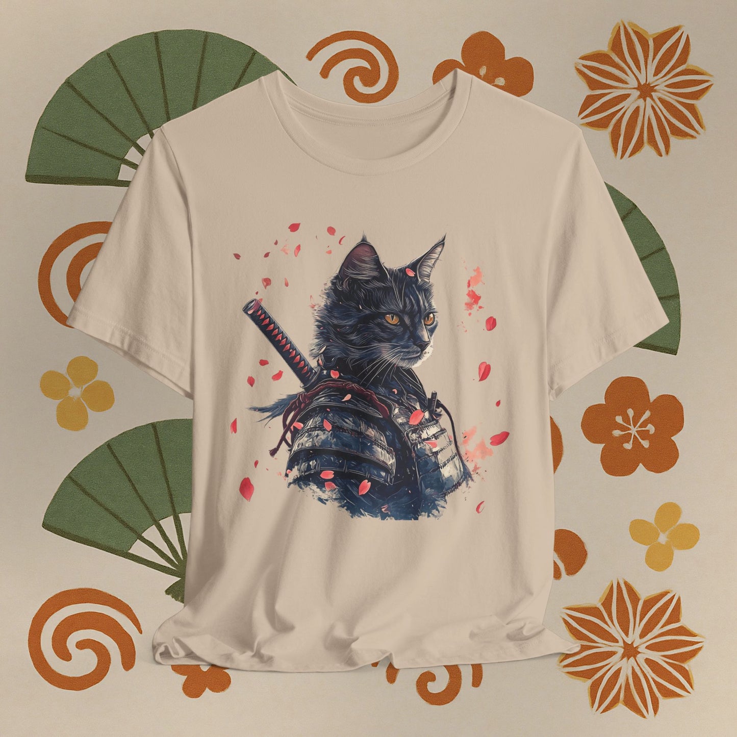 Samurai Cat Warrior Tee - Unisex