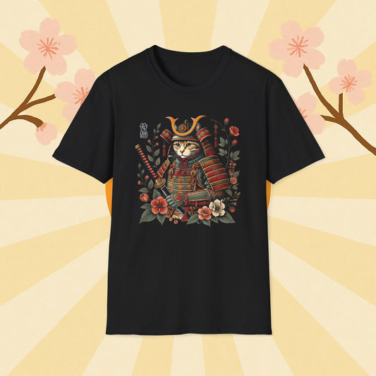 Samurai Cat T-Shirt, Unisex
