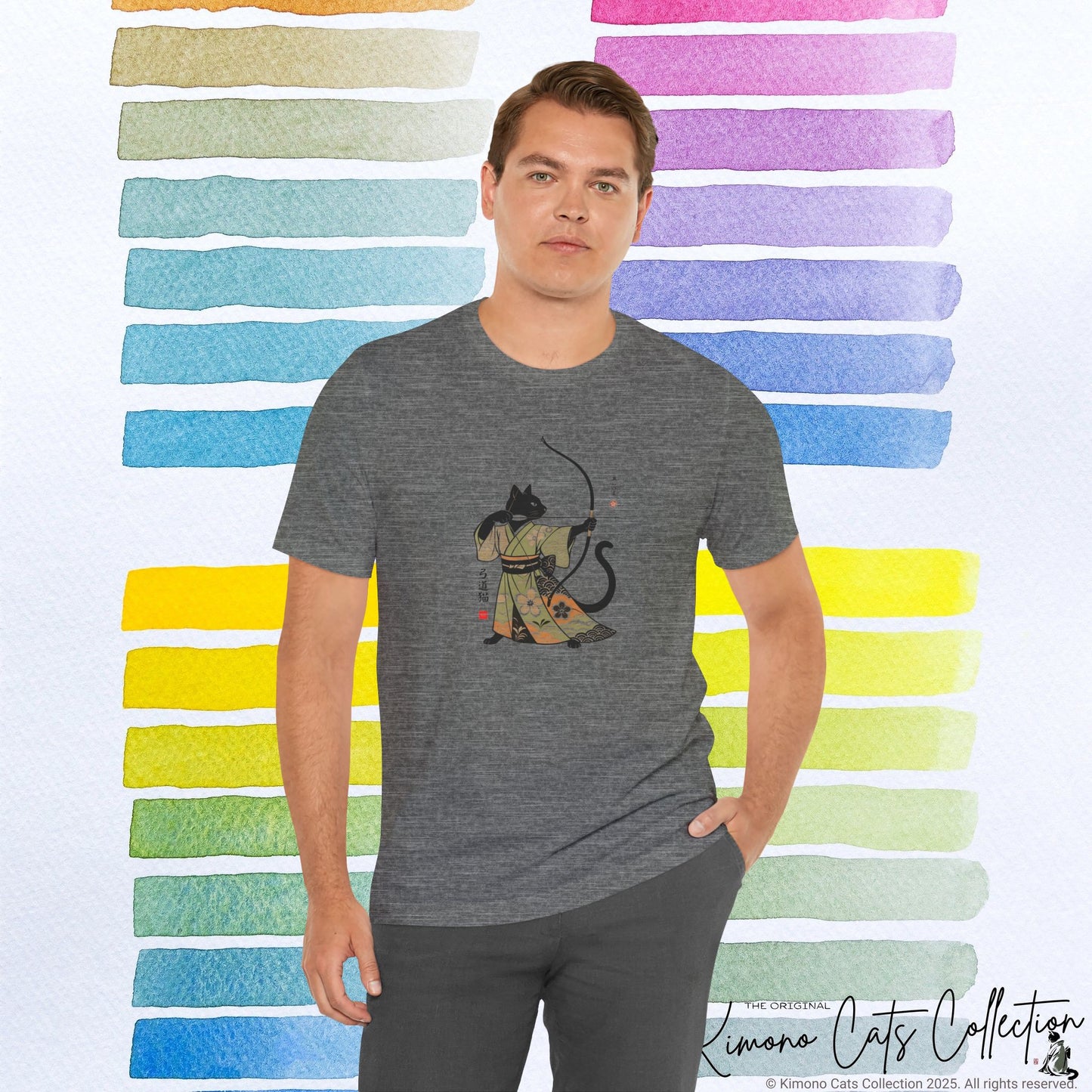 Kyudo Cat Archer T-Shirt
