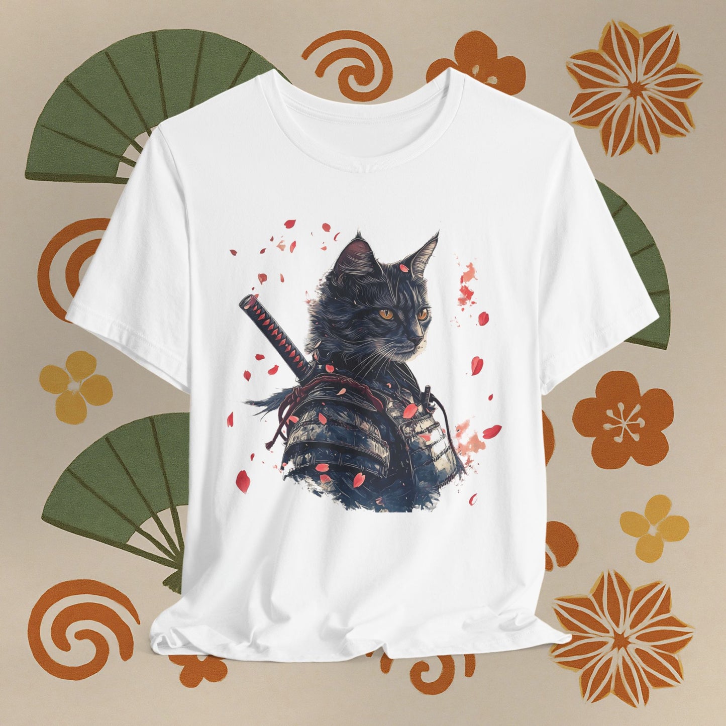 Samurai Cat Warrior Tee - Unisex