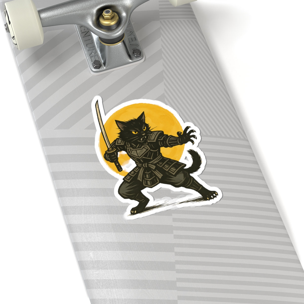 Samurai Cat Stickers | Cool Cat Lover Gifts