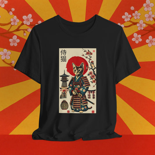 Samurai Neko Stormclaw – Unisex T-Shirt