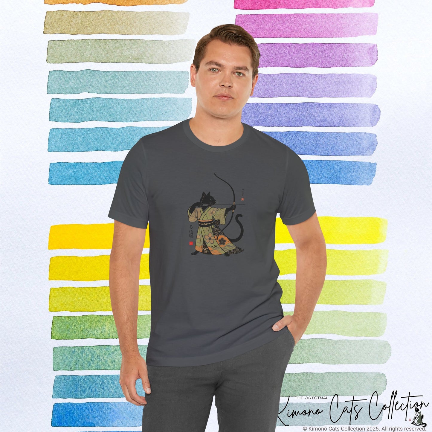 Kyudo Cat Archer T-Shirt