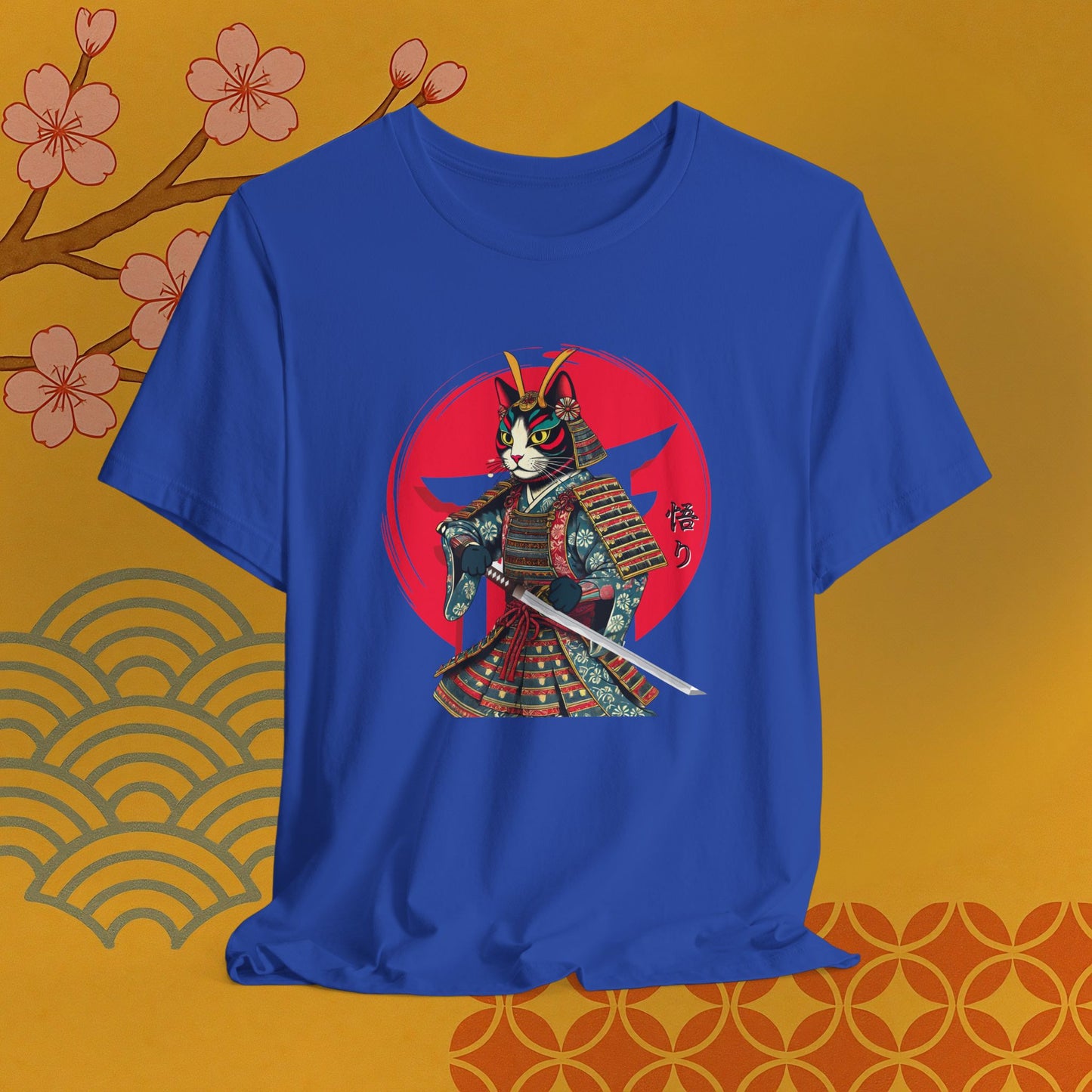 Samurai Cat Warrior Tee, Unisex