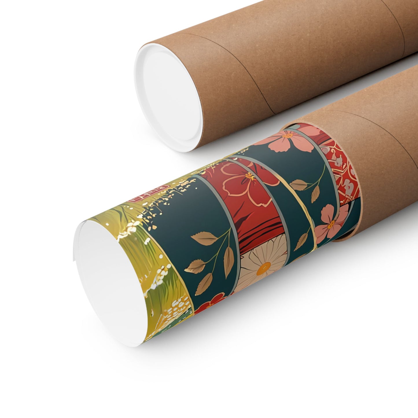 Three Black Cats in Kimonos โ Rising Sun Wall Art ๐พ๐