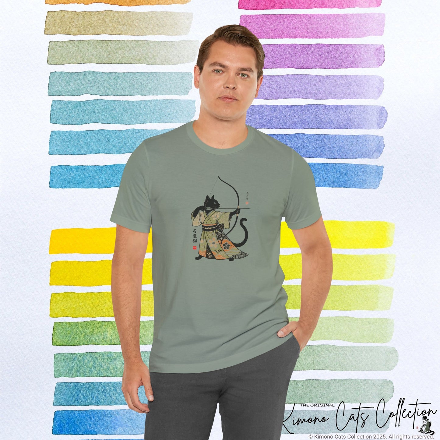 Kyudo Cat Archer T-Shirt