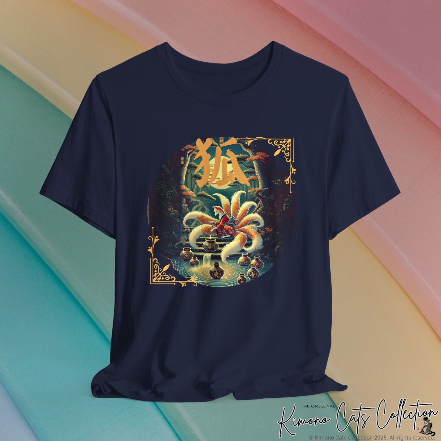 Kitsune Yokai T-Shirt – Mystical Japanese Folklore Spirit Fox