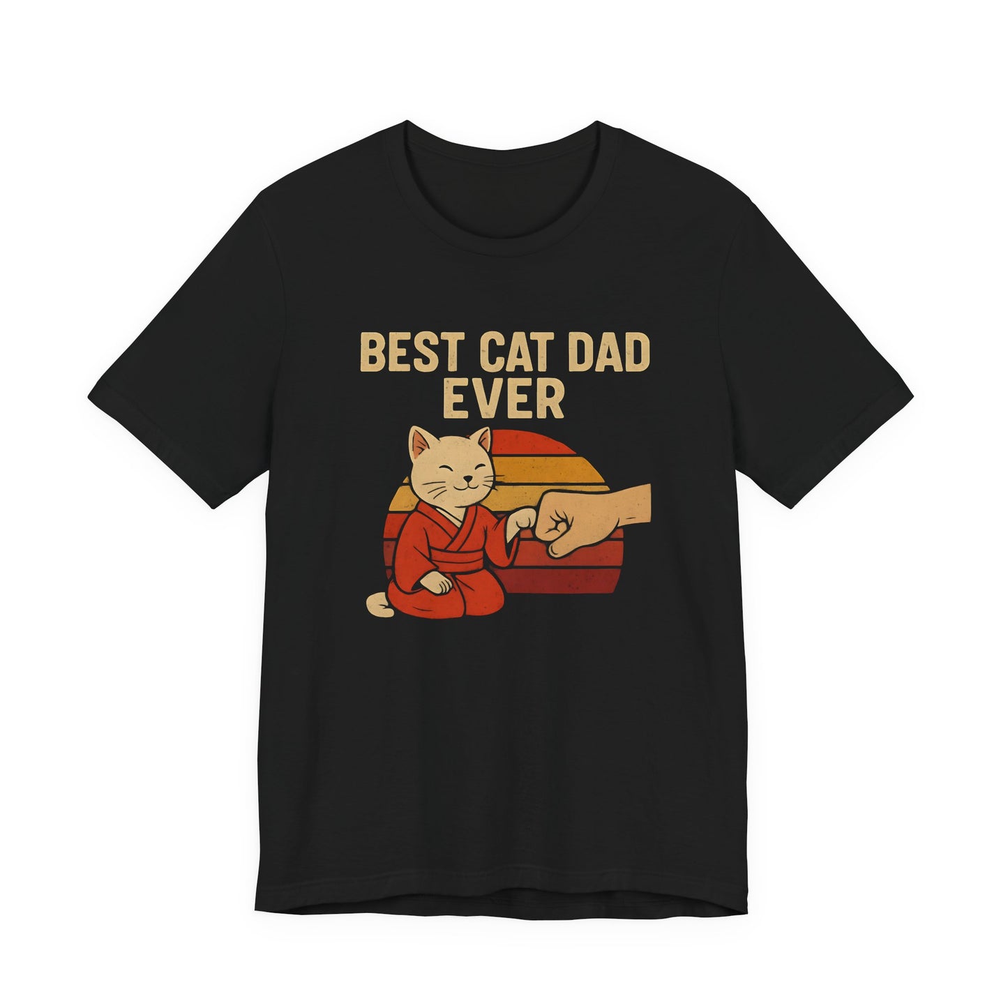Best Cat Dad Ever Tee, Funny Cat Lover Shirt, Gift for Cat Dads, Unisex Jersey Tee, Cute Animal Apparel