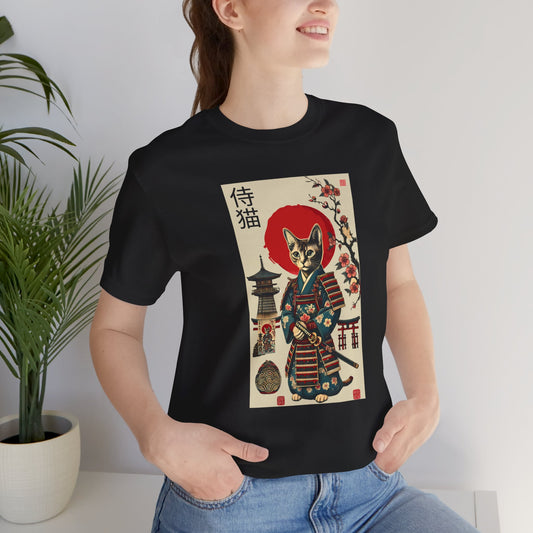 Samurai Neko Stormclaw – Unisex T-Shirt