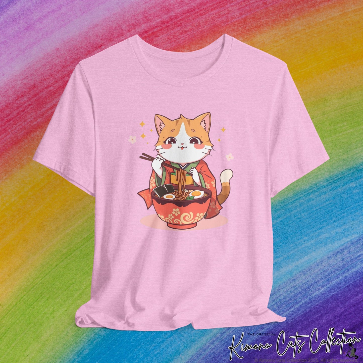 Kawaii Ramen Cat T-Shirt – The Ultimate Cat Lover & Foodie Tee