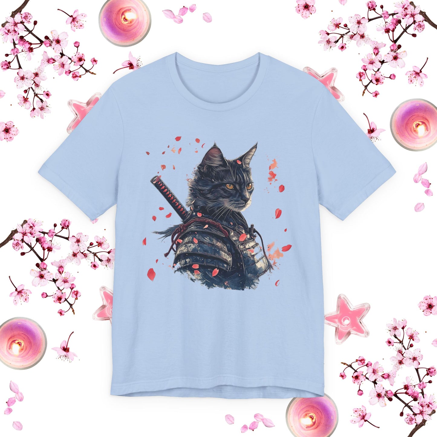 Samurai Cat Warrior Tee - Unisex