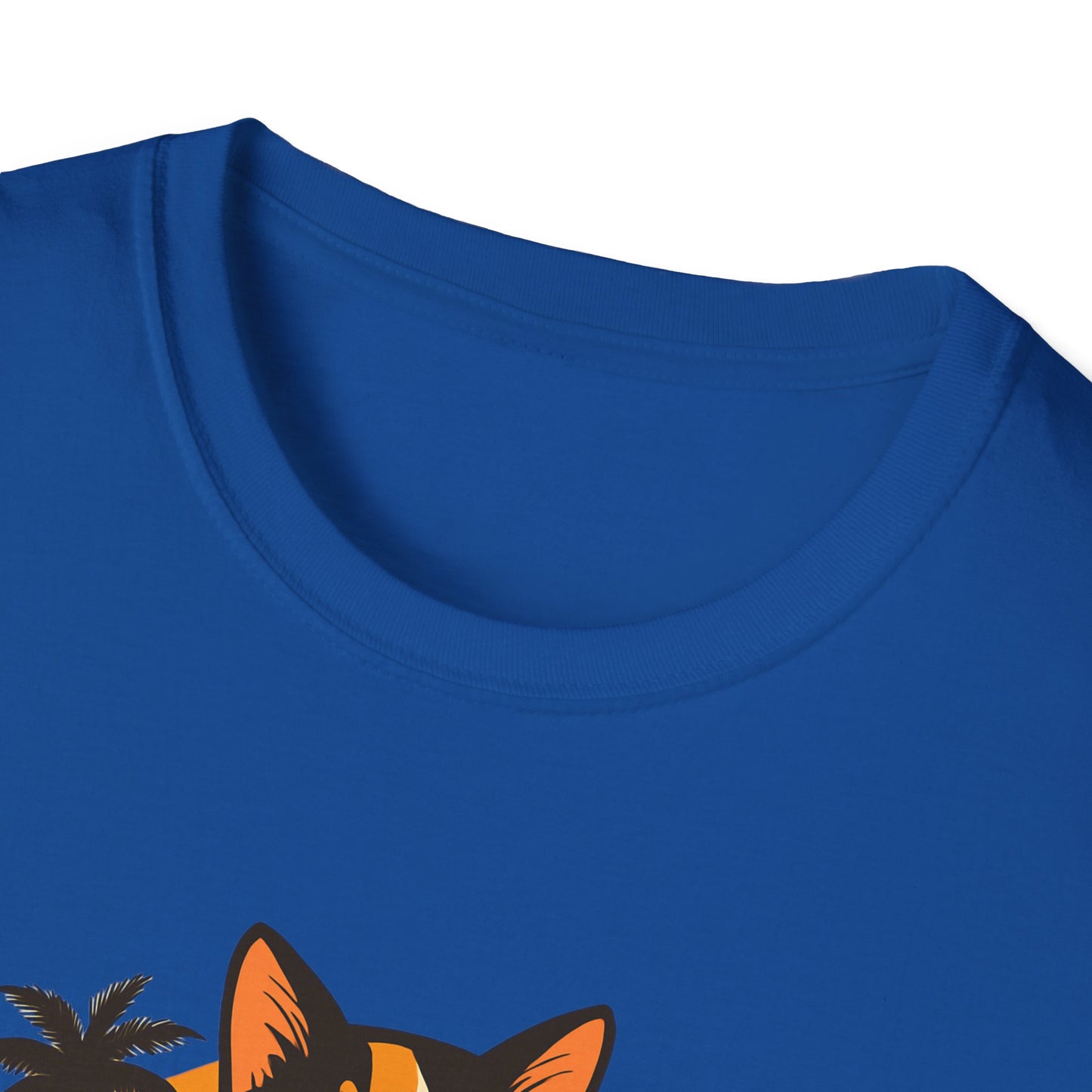 Sushi Cat Just Roll With It Tee - Cat-Themed Graphic Shirt, Japanese Neko in Kimono, Sushi Lover Kitty