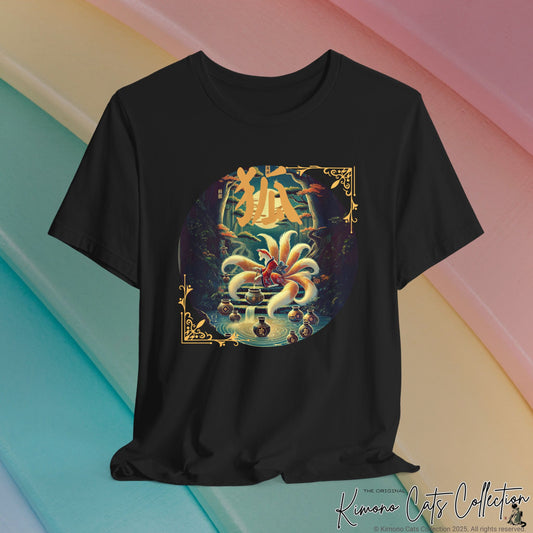 Kitsune Yokai T-Shirt – Mystical Japanese Folklore Spirit Fox