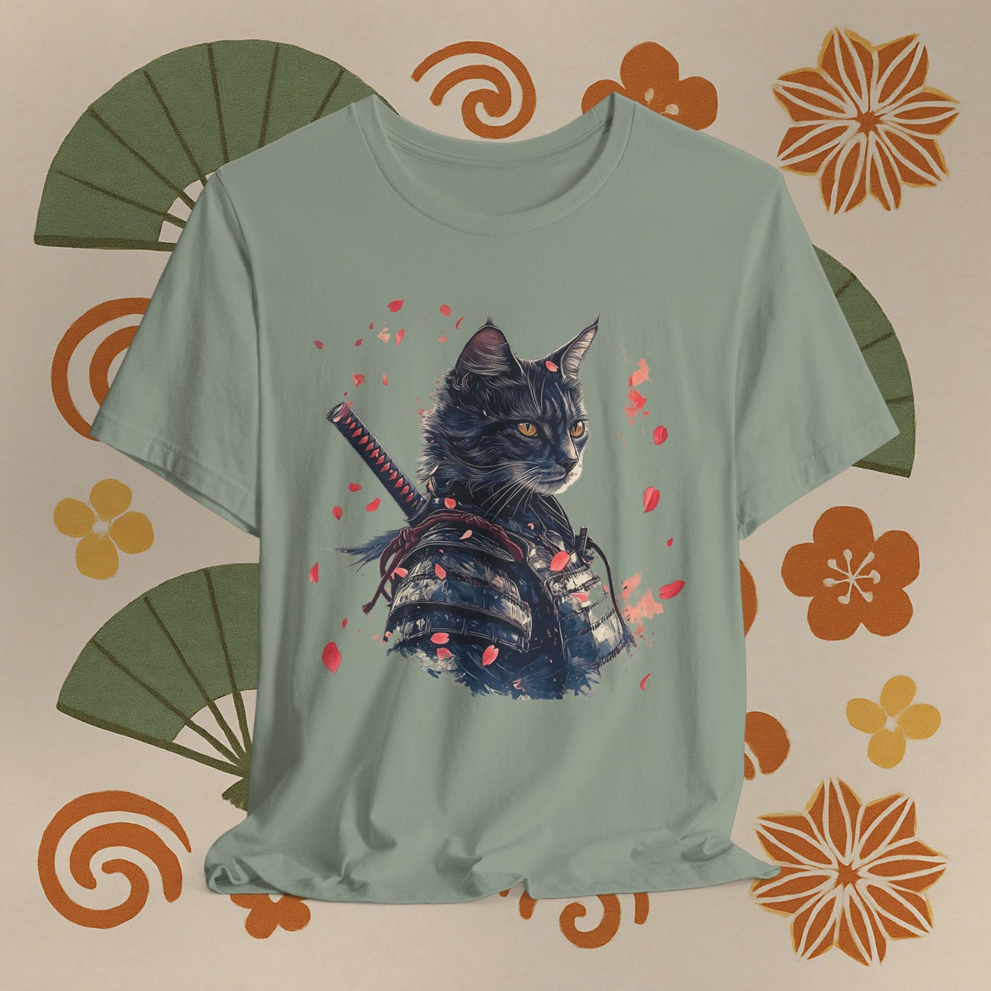 Samurai Cat Warrior Tee - Unisex