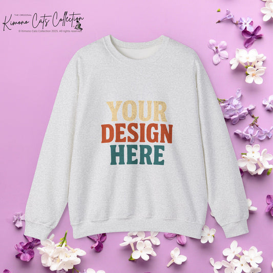Custom Image Sweatshirt – Your Art, Photo, or Design Printed