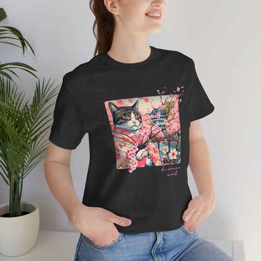 Sakura Kimono Cat Tee - Unisex