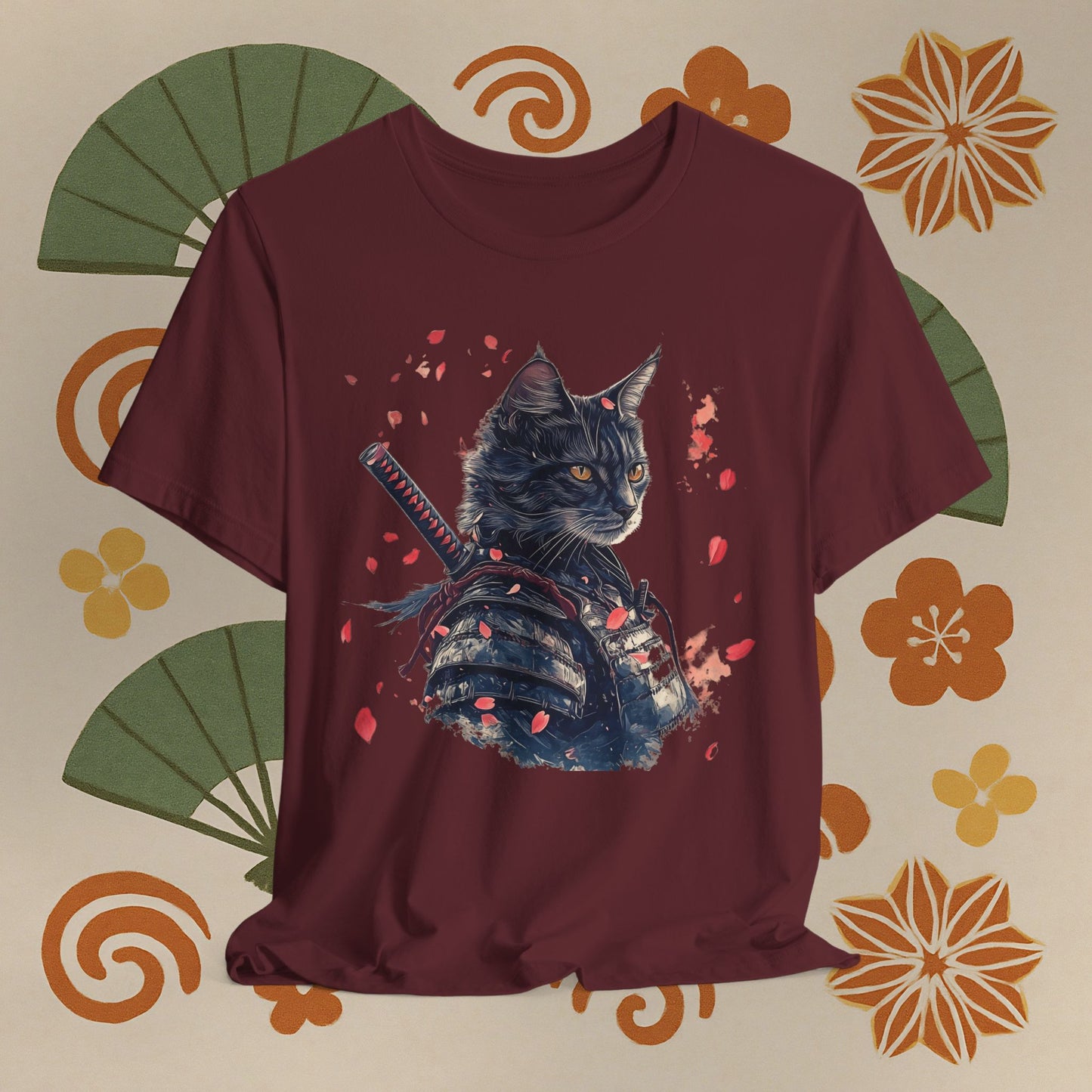 Samurai Cat Warrior Tee - Unisex