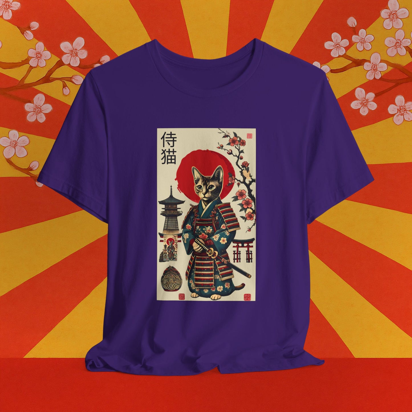 Samurai Neko Stormclaw – Unisex T-Shirt