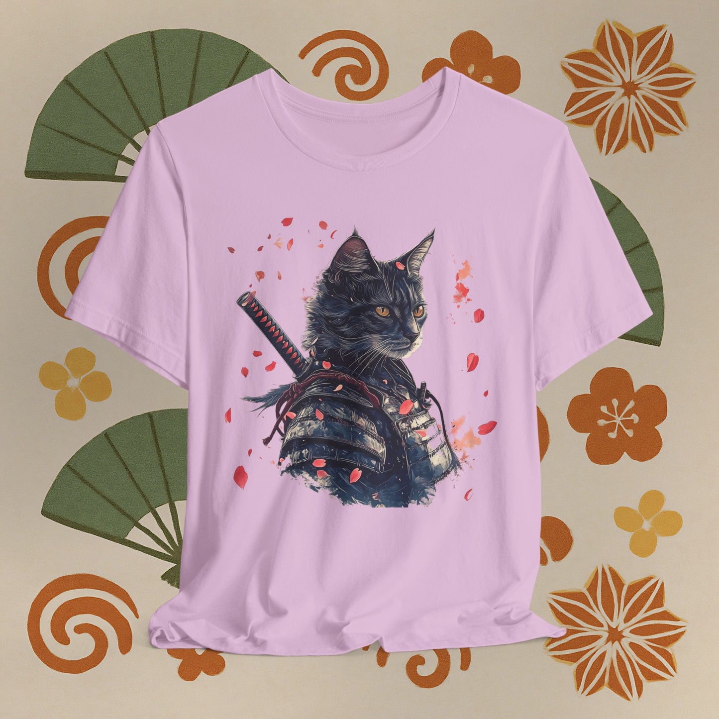 Samurai Cat Warrior Tee - Unisex