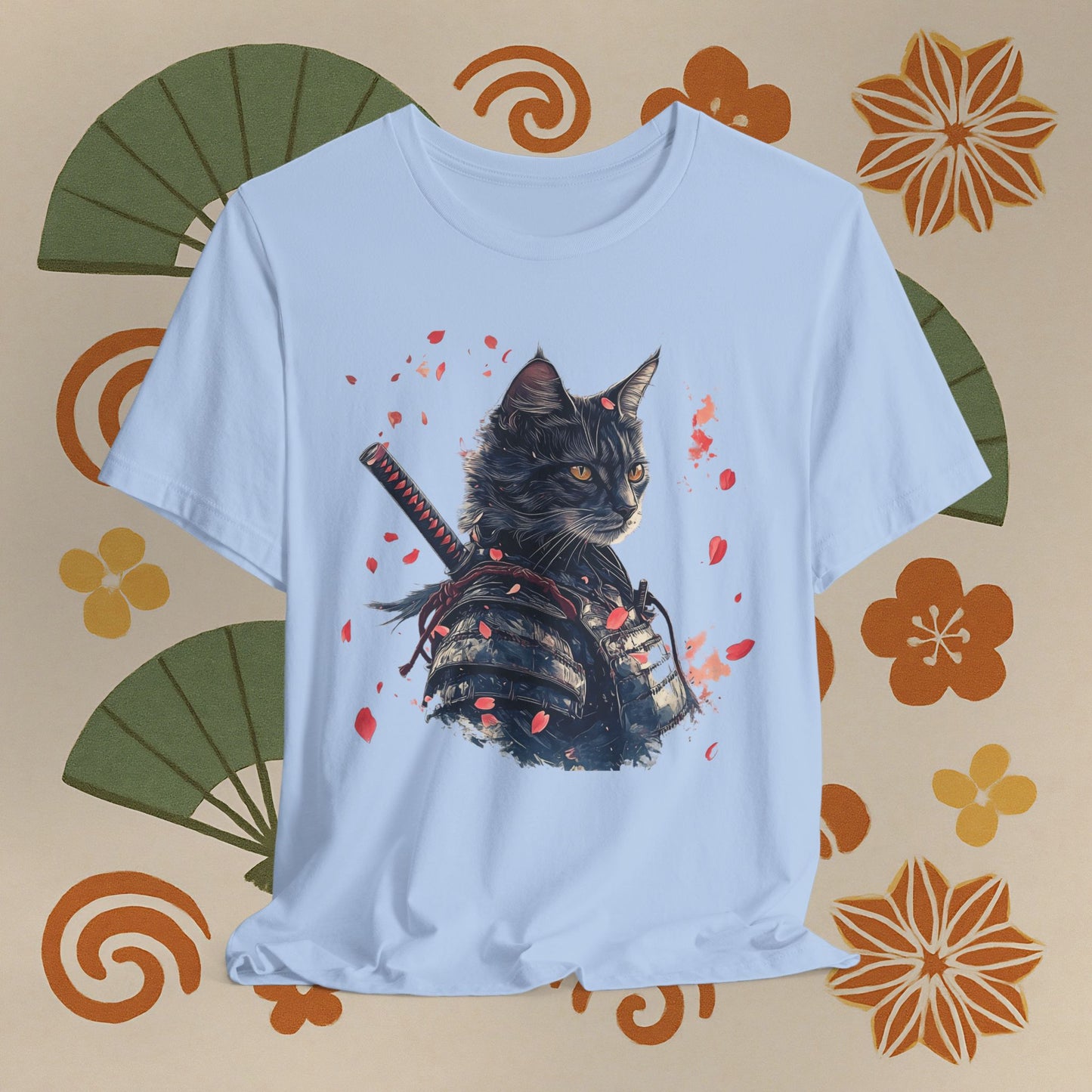 Samurai Cat Warrior Tee - Unisex