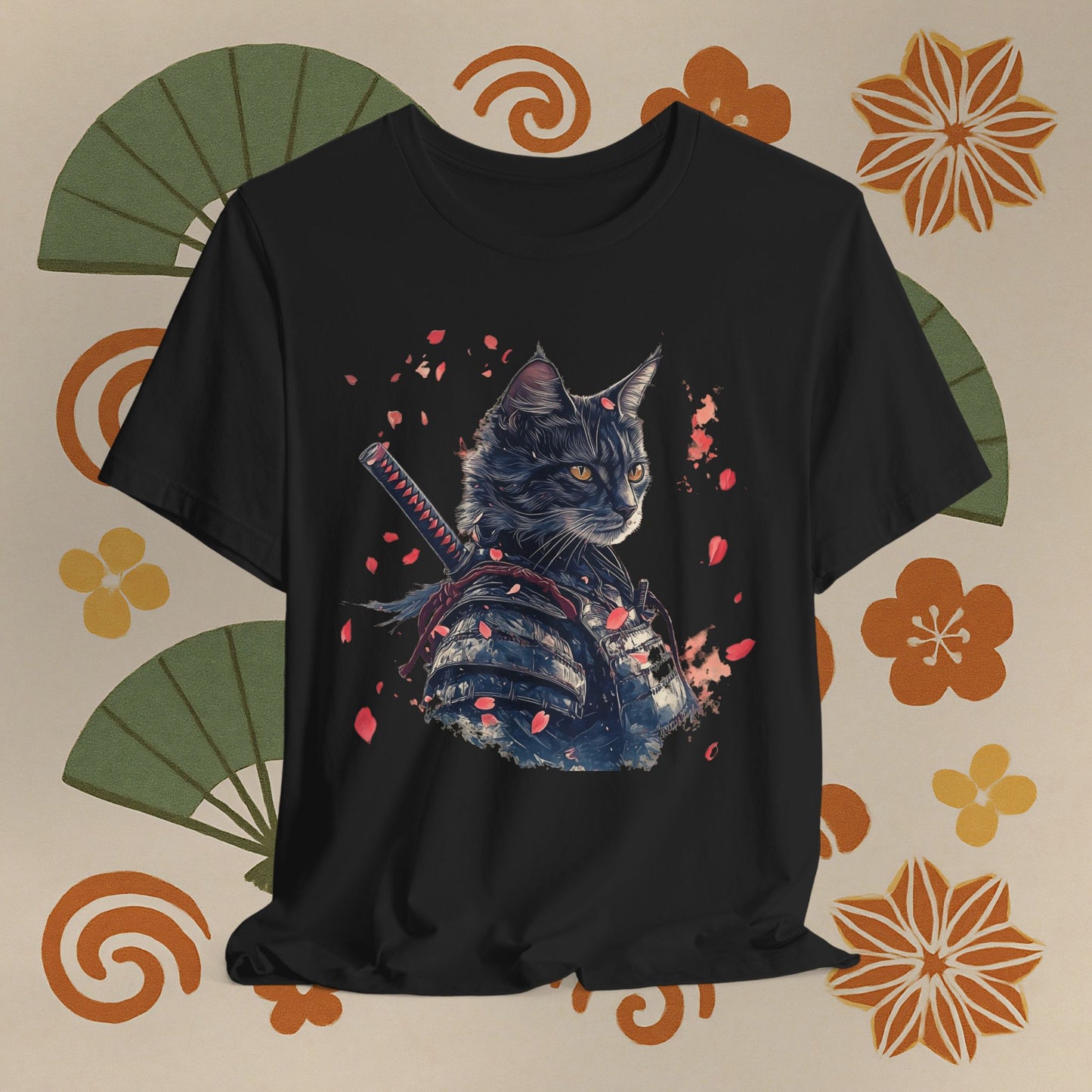 Samurai Cat Warrior Tee - Unisex