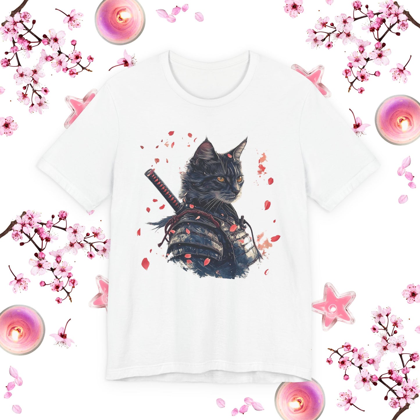 Samurai Cat Warrior Tee - Unisex