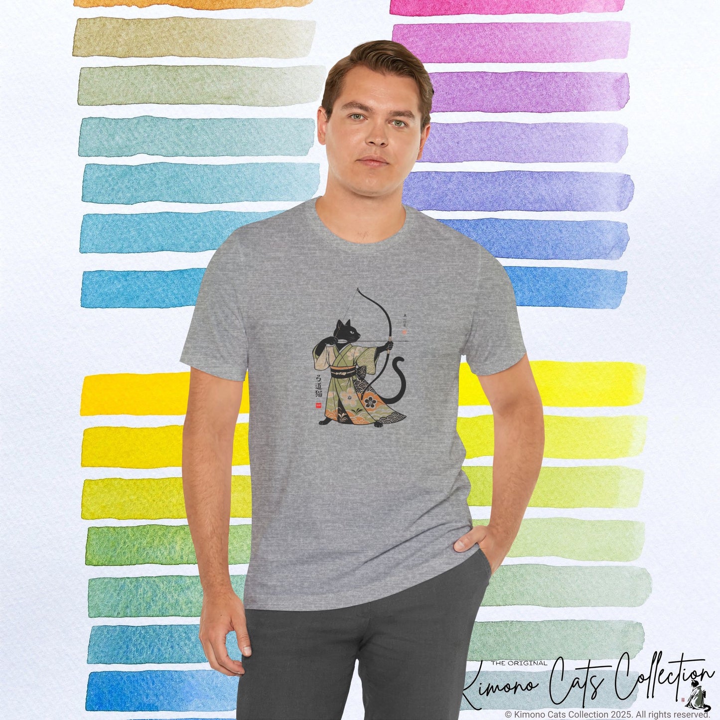 Kyudo Cat Archer T-Shirt