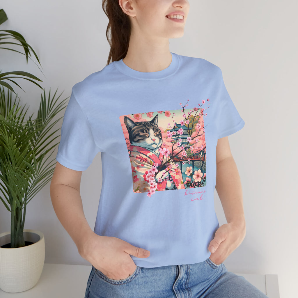 Sakura Kimono Cat Tee - Unisex