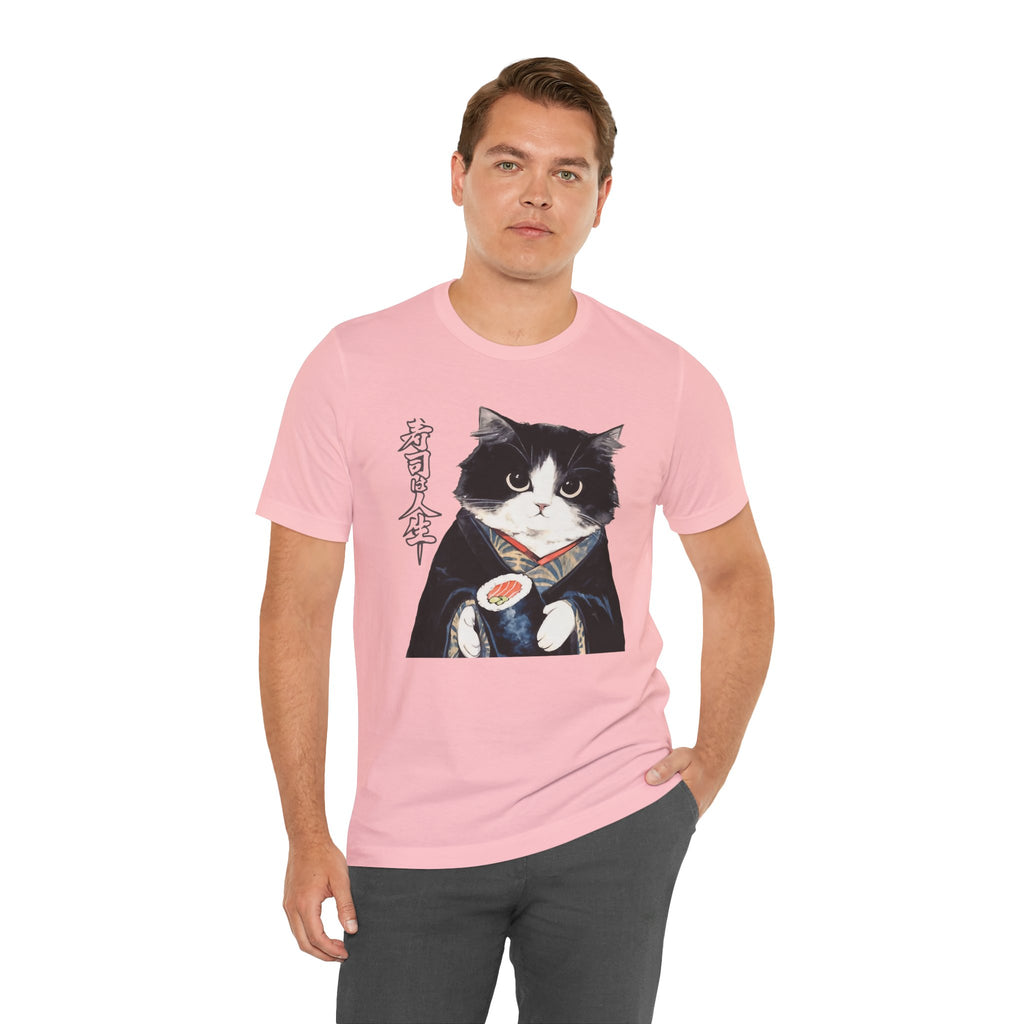 Japanese Neko Cat Tee | Cat in Kimono Shirt