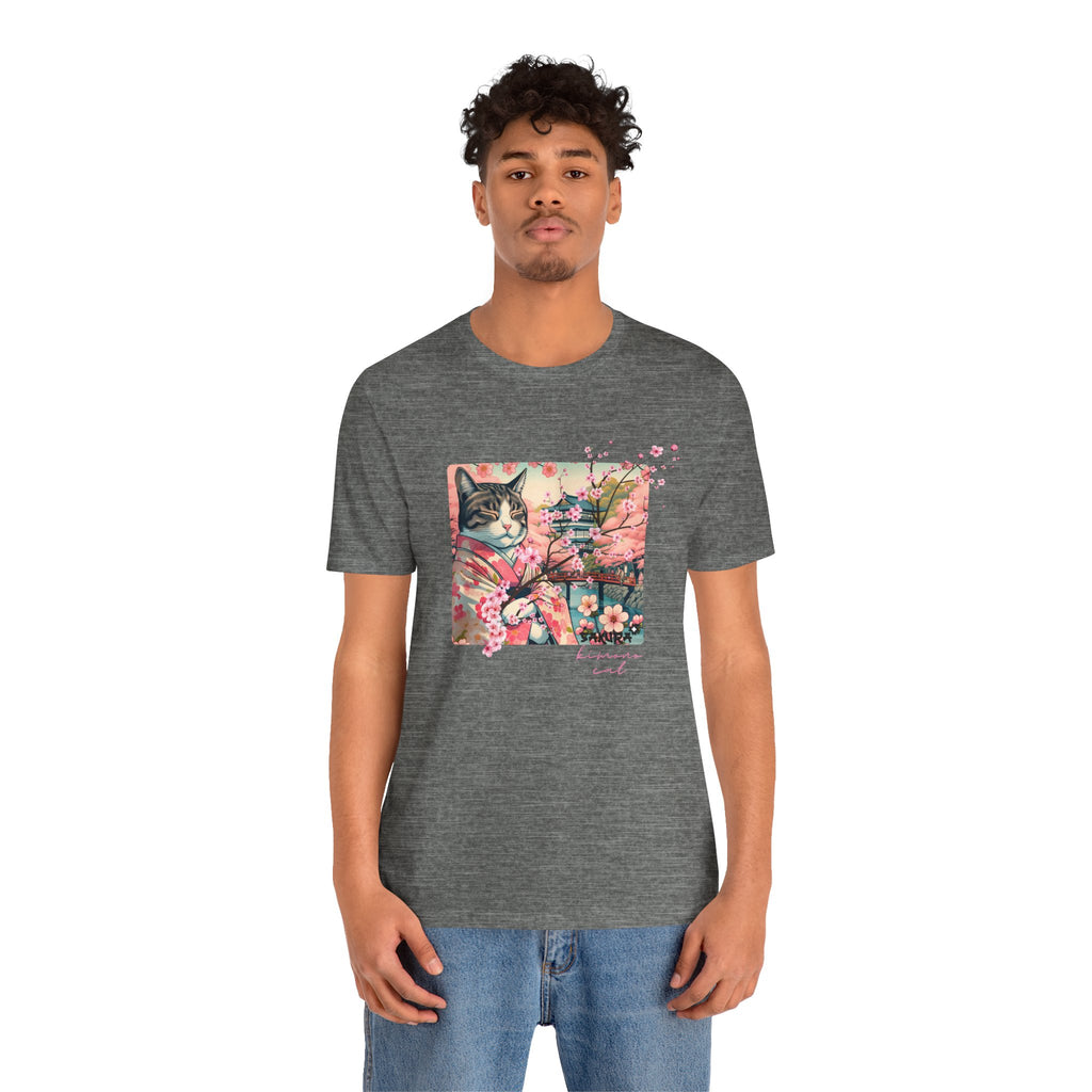 Sakura Kimono Cat Tee - Unisex