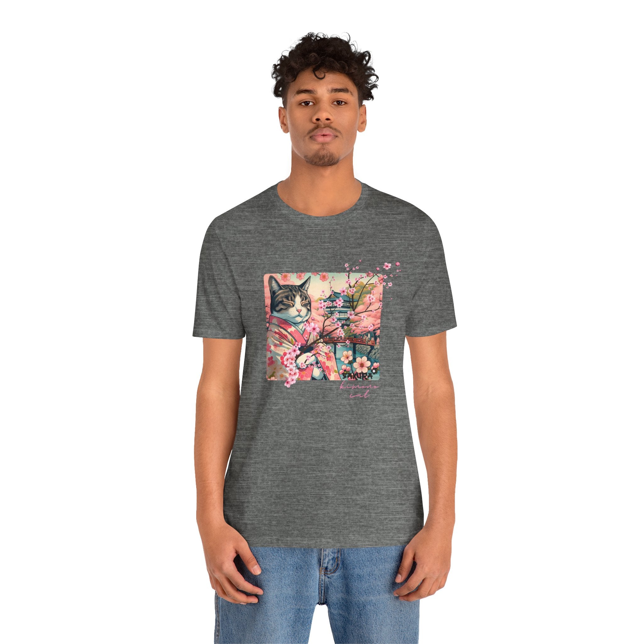 Sakura Kimono Cat Tee - Unisex