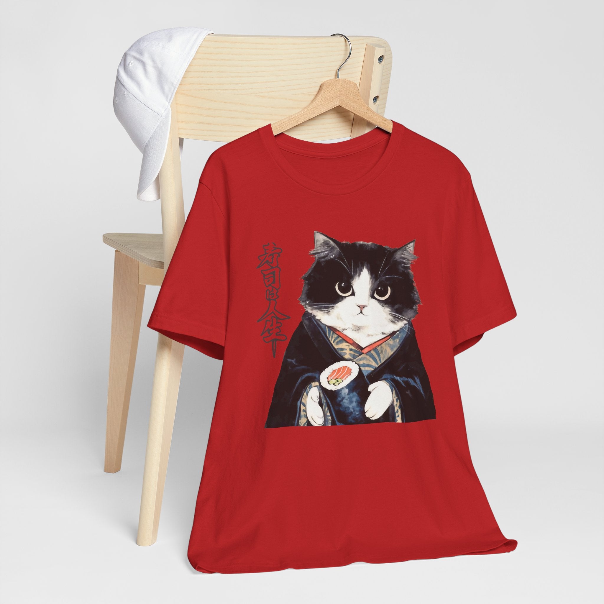 Japanese Neko Cat Tee | Cat in Kimono Shirt
