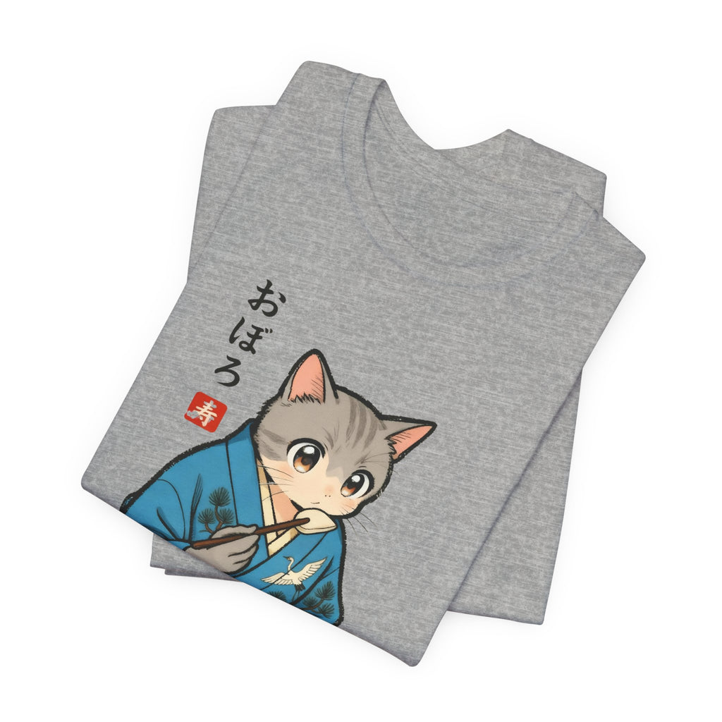 Noodle Kimono Cat Shirt - Japanese Comfort Meal Cat Tee