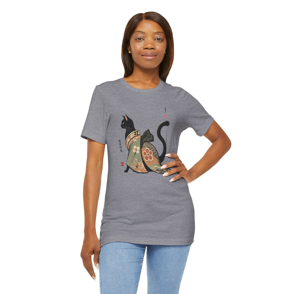 Lucky Kimono Cat Tee – Unisex