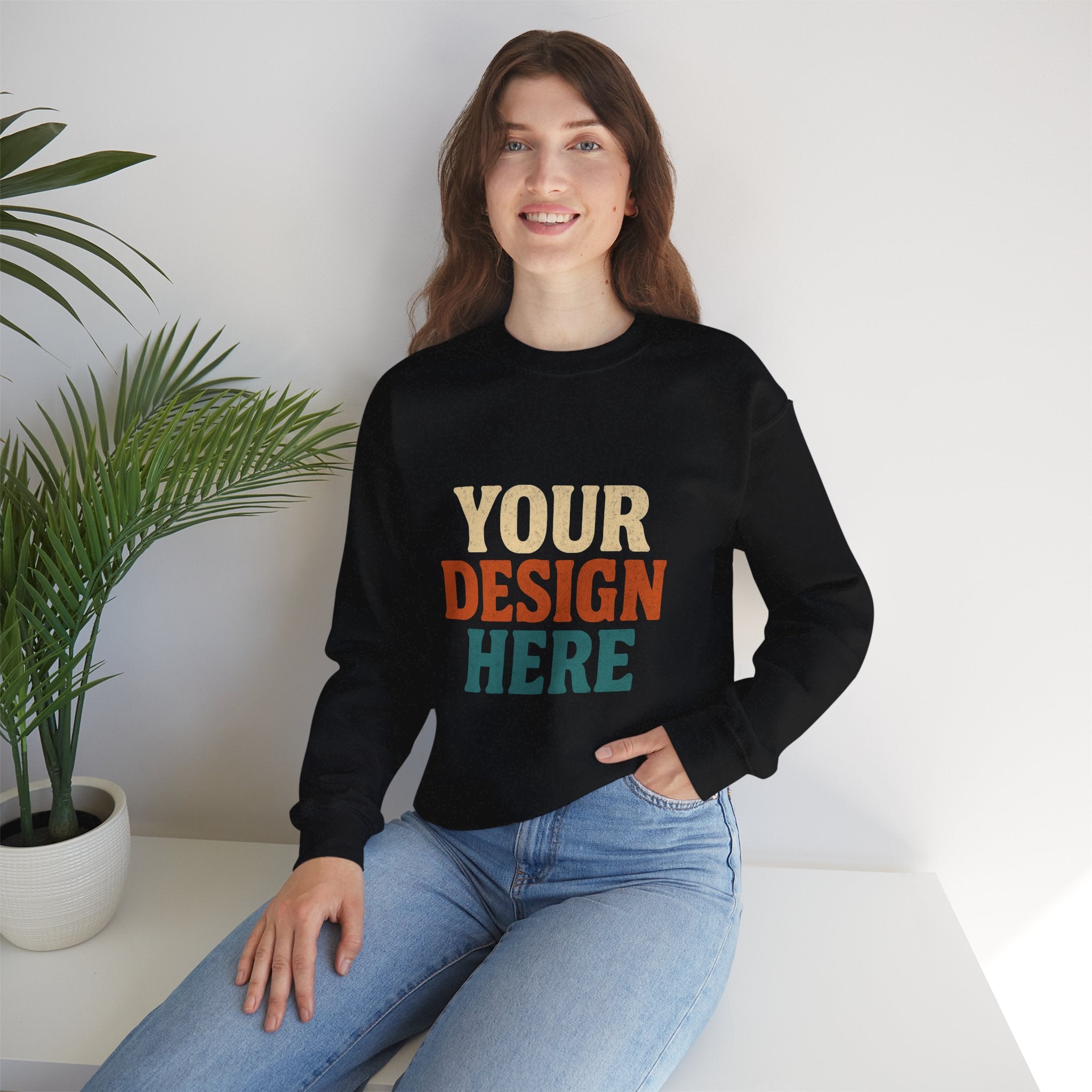 Custom Image Sweatshirt – Your Art, Photo, or Design Printed