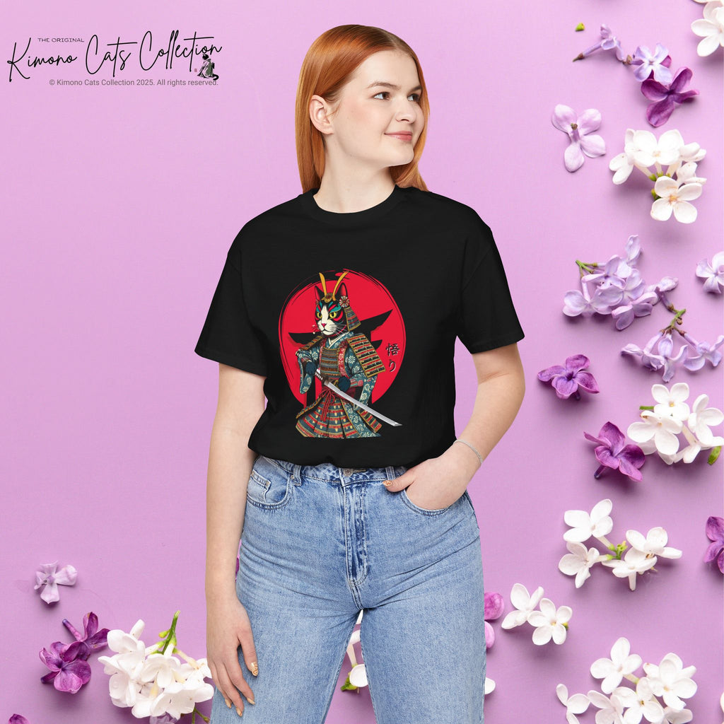 Samurai Cat Warrior Unisex Tee