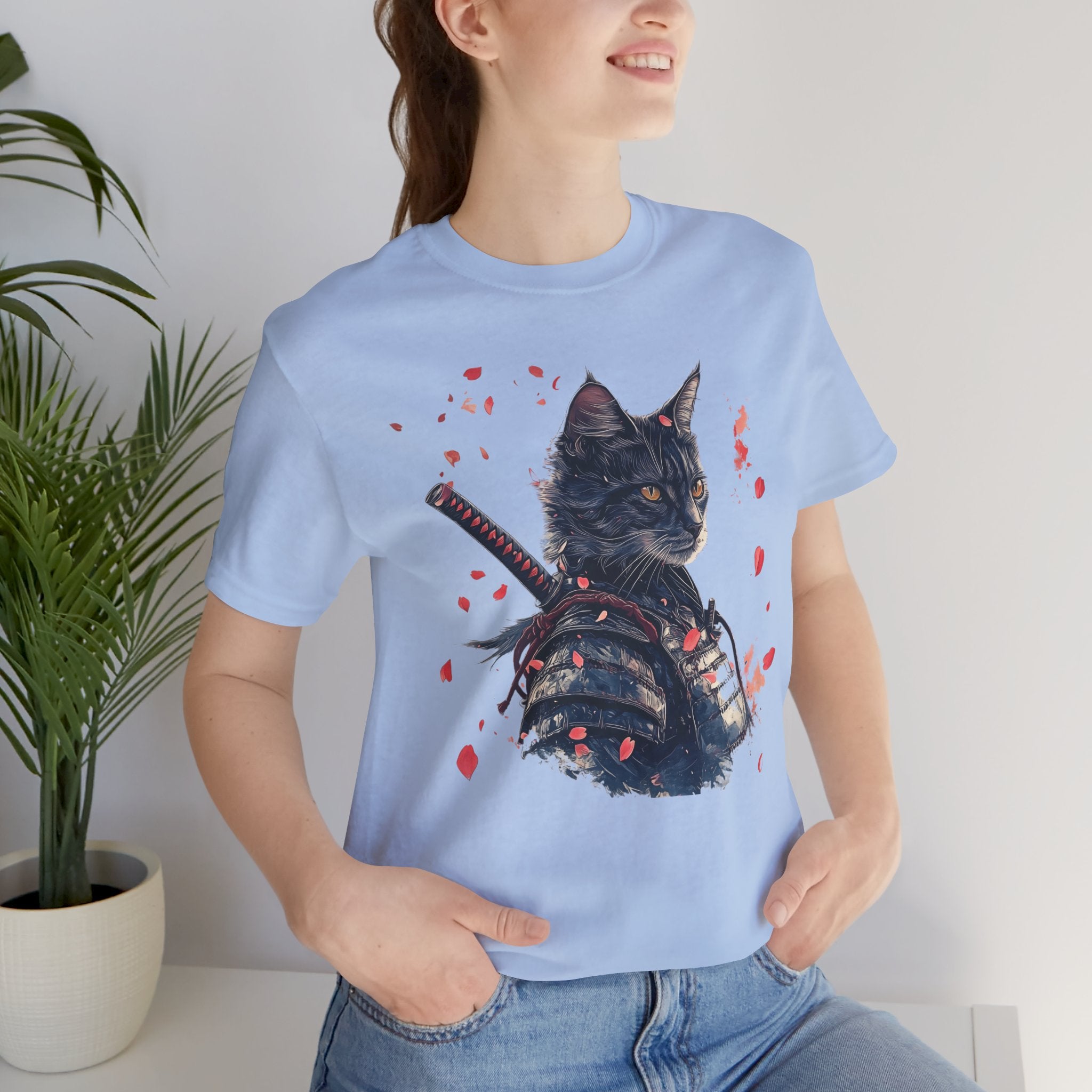 Samurai Cat Warrior Tee - Unisex
