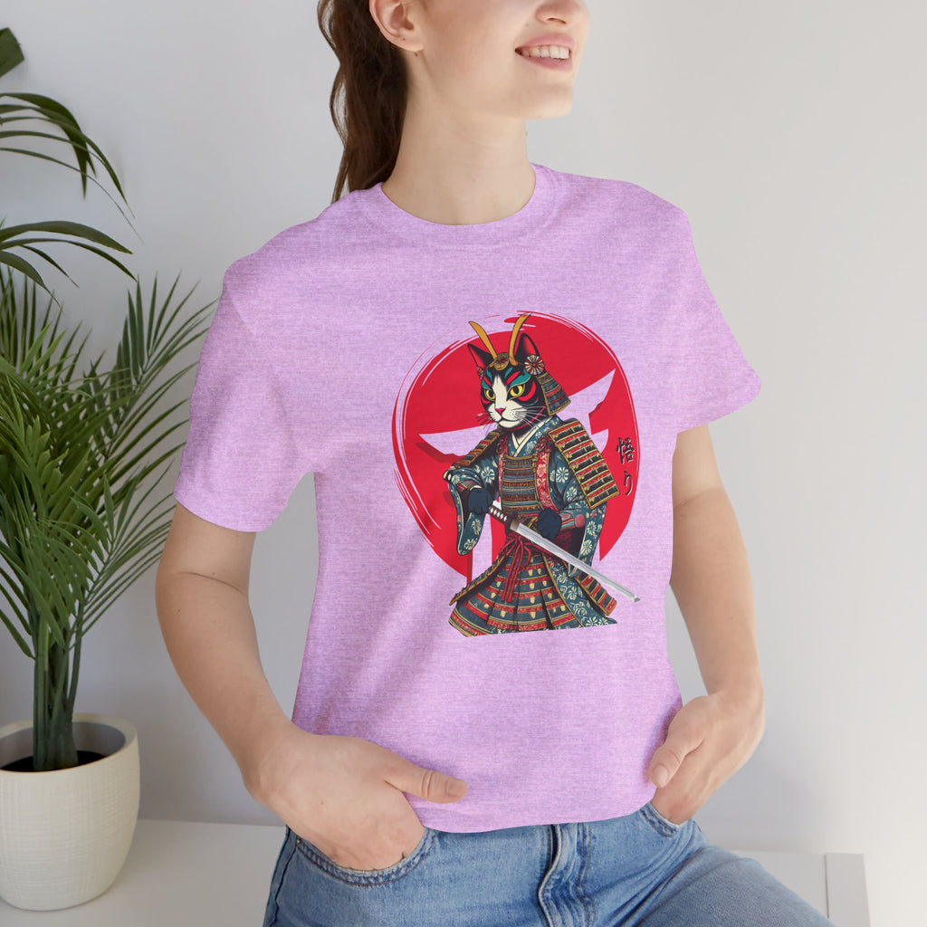 Samurai Cat Warrior Unisex Tee