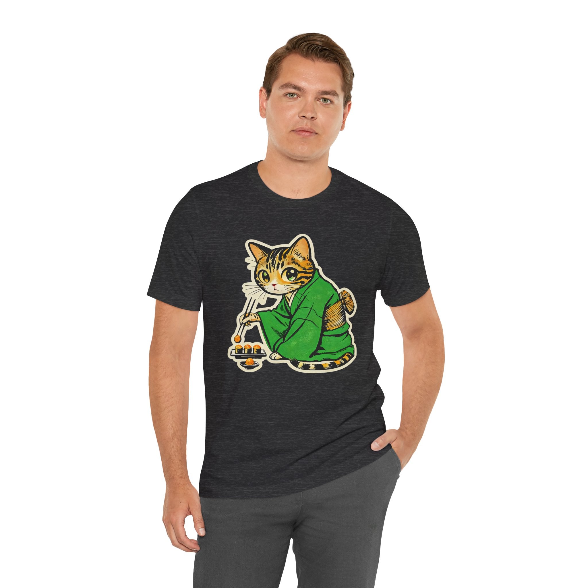 Kawaii Bengal Kimono Cat Shirt  Sushi Cat Tee