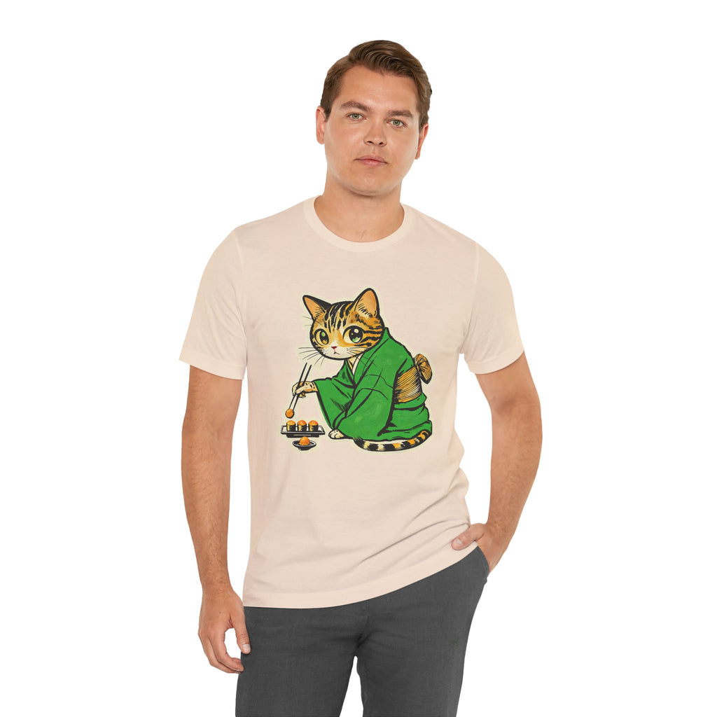 Kawaii Bengal Kimono Cat Shirt  Sushi Cat Tee
