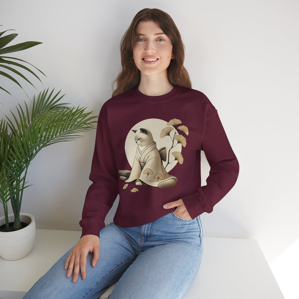Kimono Cat Sweatshirt - Unisex Crewneck