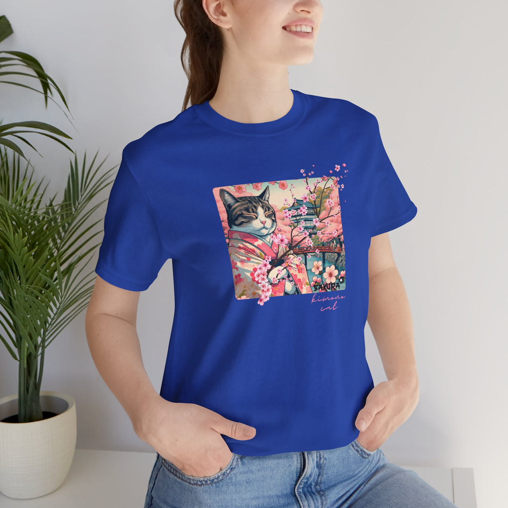 Sakura Kimono Cat Tee - Unisex