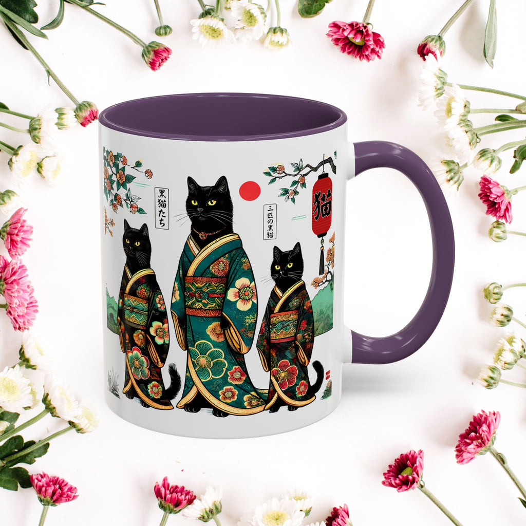 Black Cats Mug, 11-15oz
