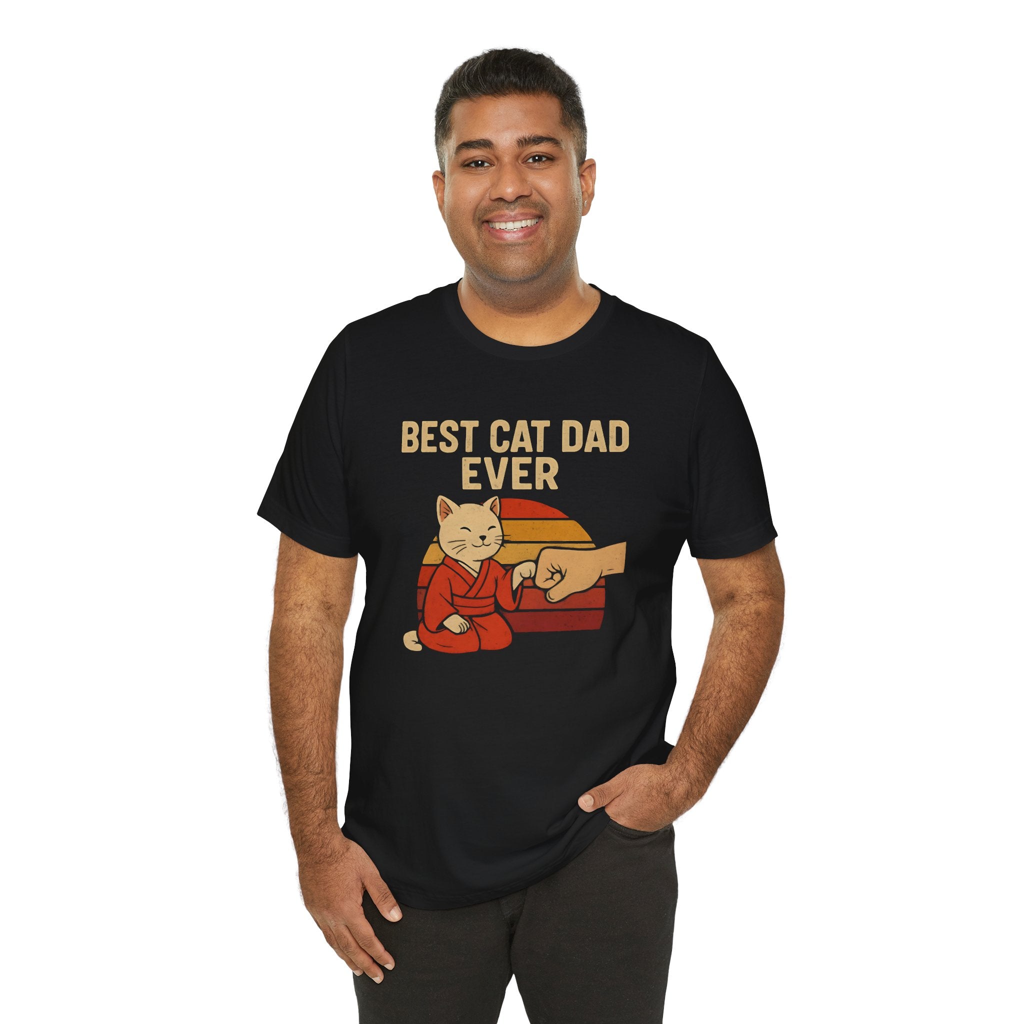 Best Cat Dad Ever Tee – Unisex
