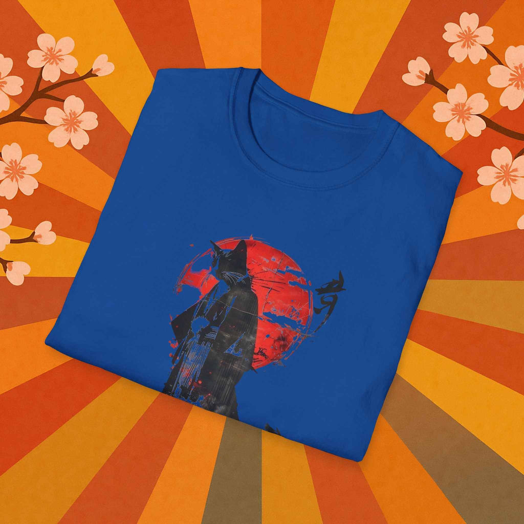 Samurai Cat Japanese Art T-Shirt